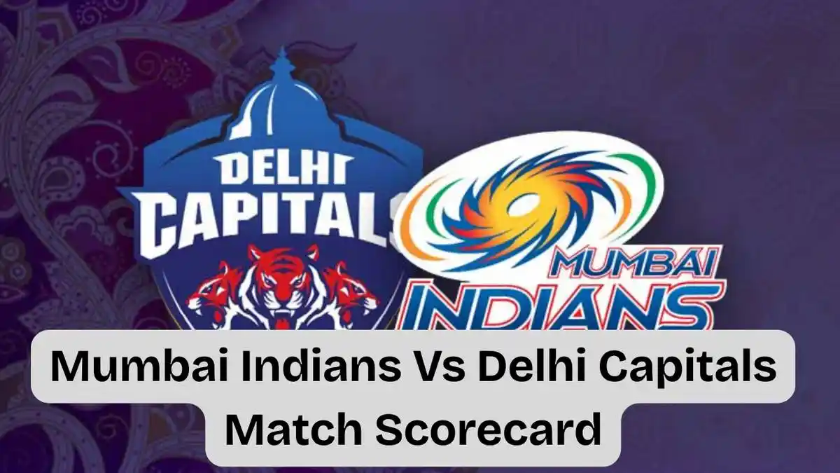 Mumbai Indians Vs Delhi Capitals Match Scorecard