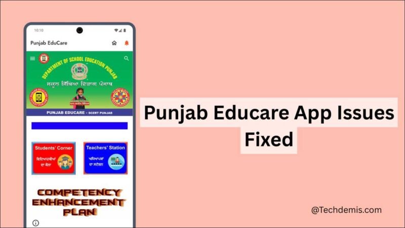 Fix Common Punjab Educare App Errors and Crashes