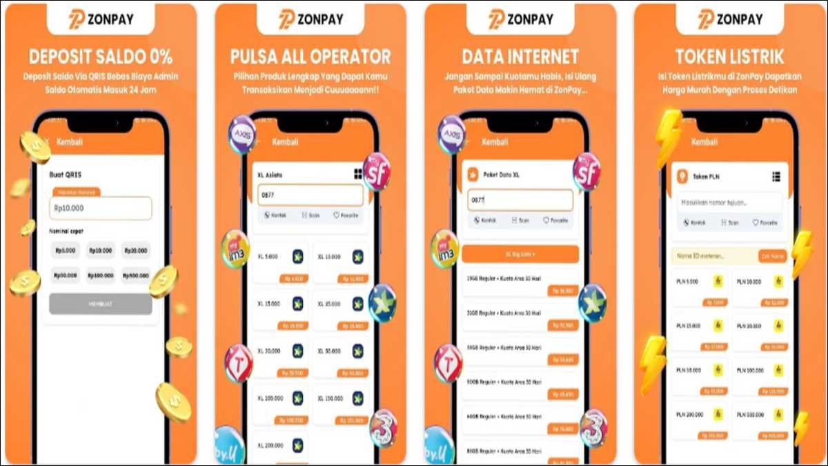 Zonpay App Interface and features discussed