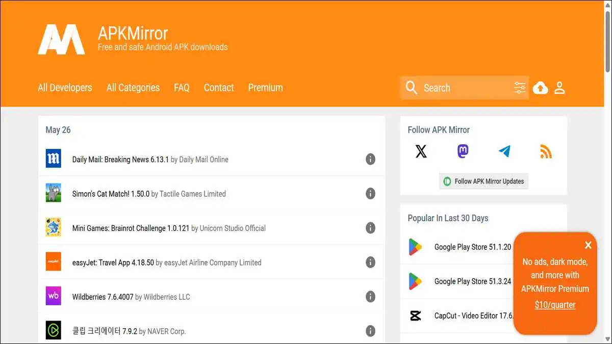 APKMirror best apkek.org alternative
