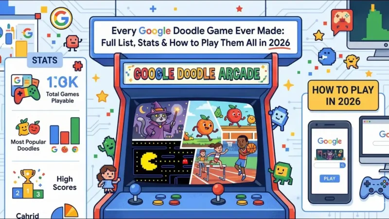 Every Google Doodle Game Ever Made: Full List, Stats & How to Play Them All in 2026