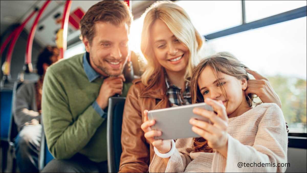 Calm family discussion scene with phone on table and checklist visible, representing prepared response to potential scam calls.