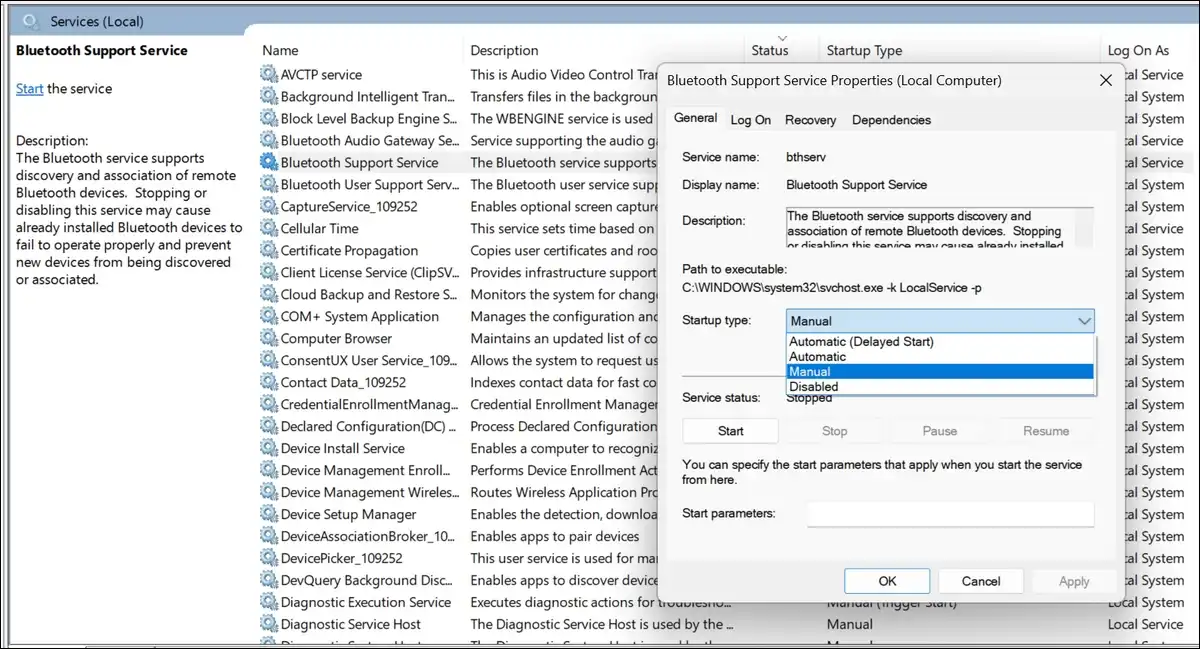 Restart Bluetooth Service In Windows 11 & 10 [Full Guide]