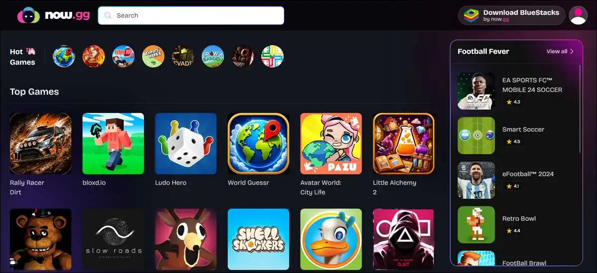 now.gg and similar platforms